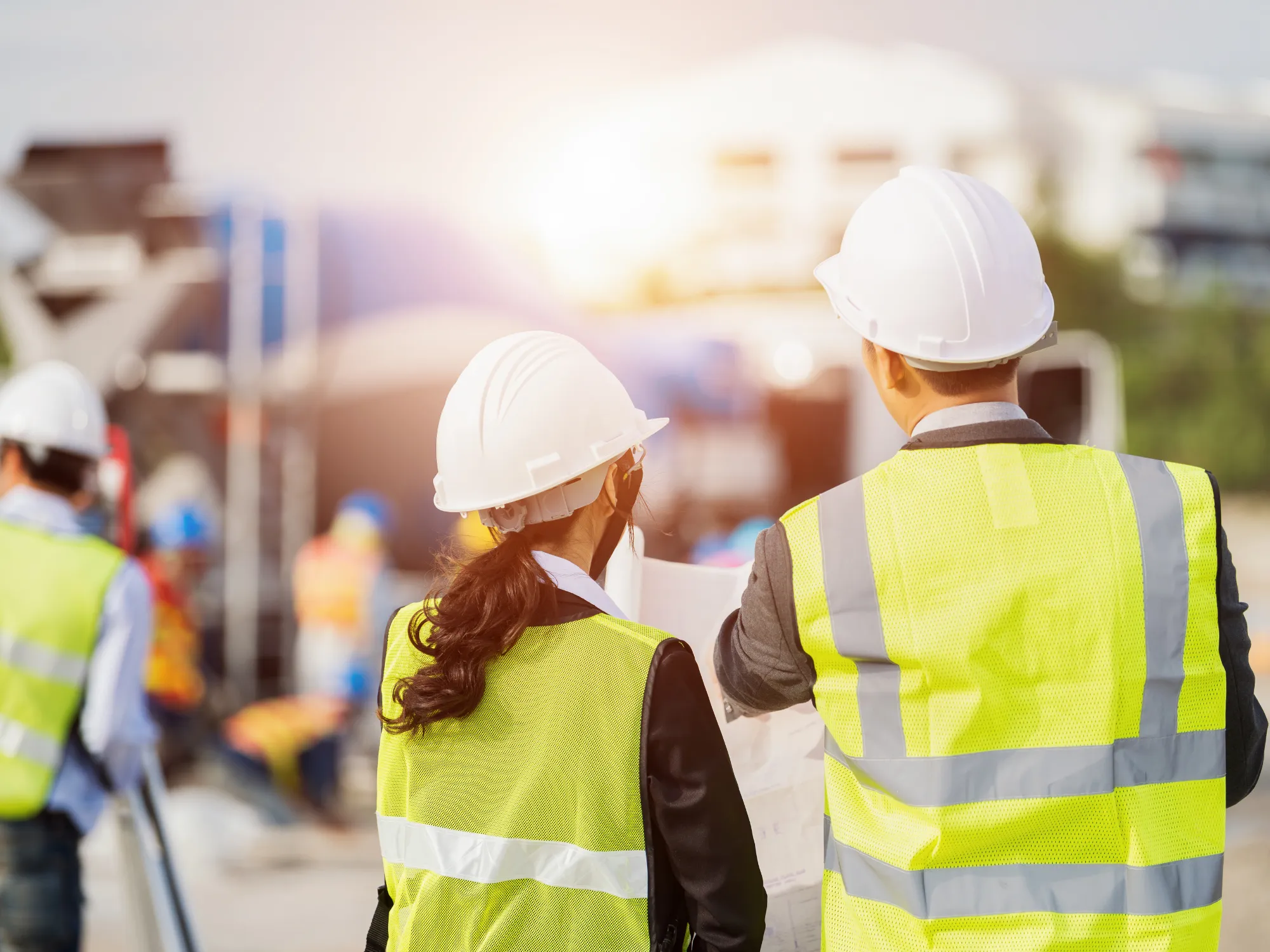 Construction SEO marketing visual