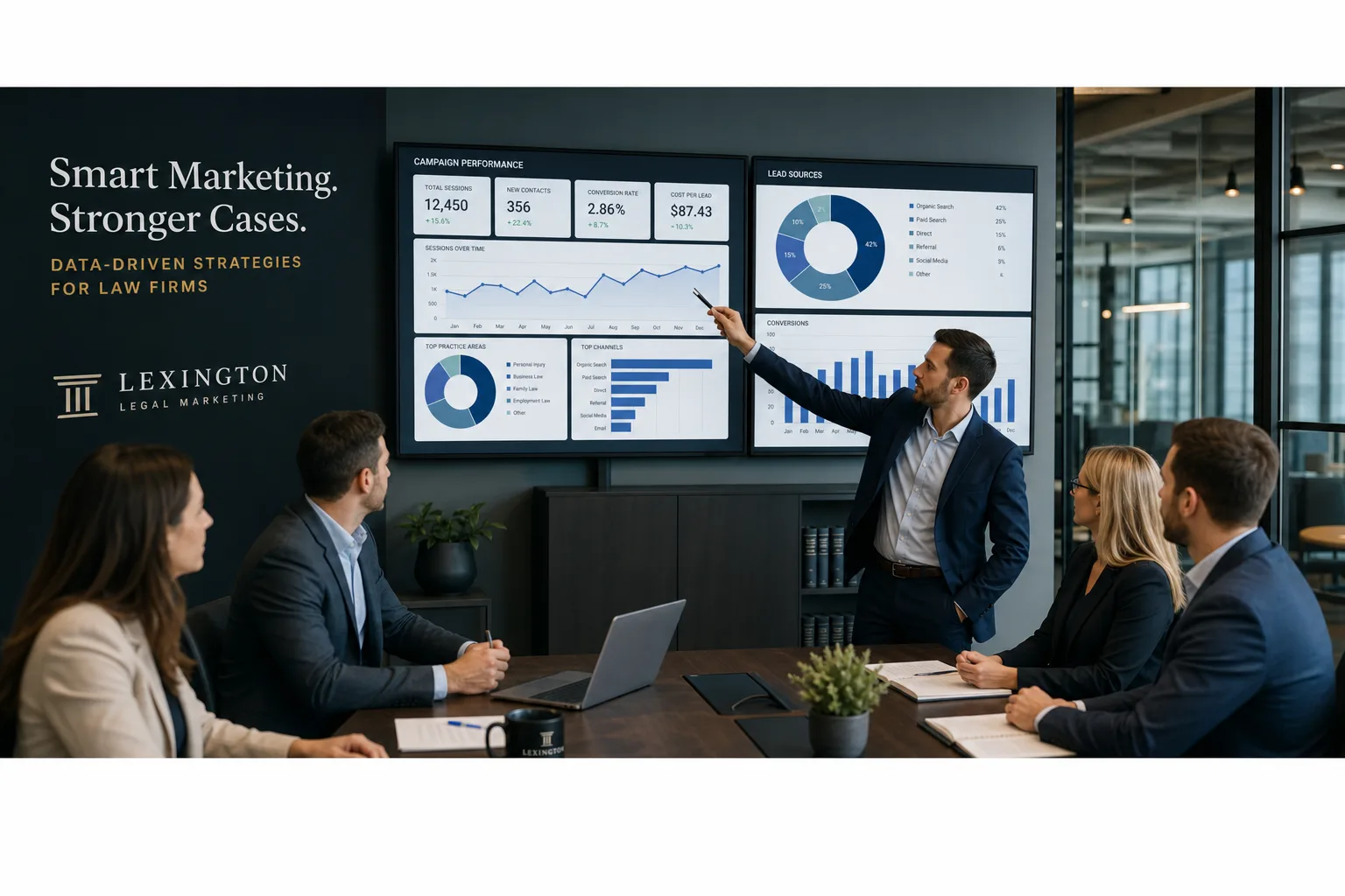 Digital strategy session for a law firm
