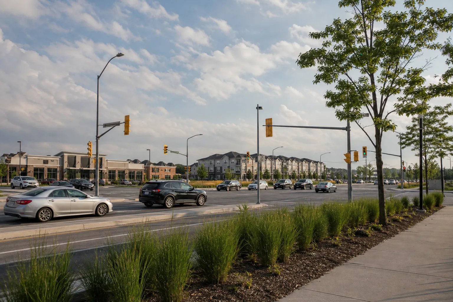 Major Mackenzie corridor in Maple, Vaughan