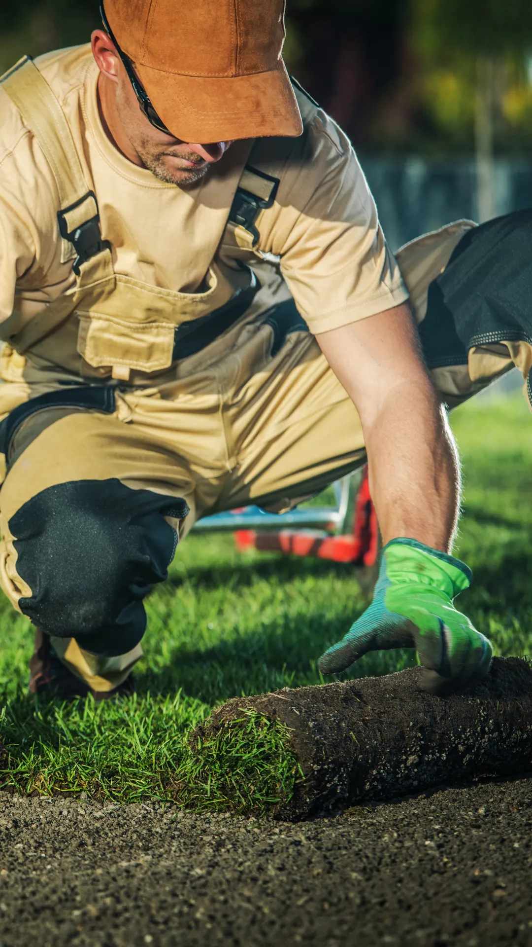 Tampa landscaping project — outdoor pavers and green lawn