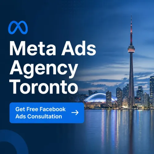 Meta Ads Agency Toronto — get a free Facebook Ads consultation, Toronto skyline at night