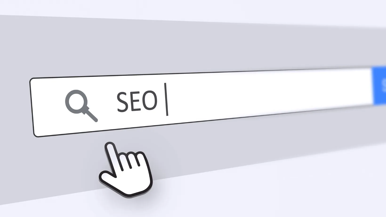 A search bar with the word SEO typed in